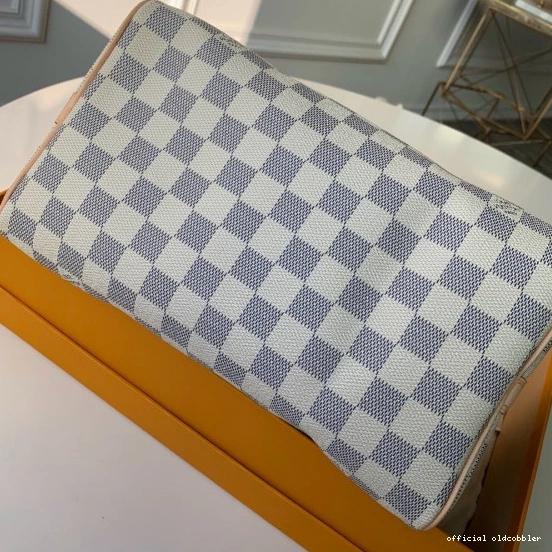Official oldcobbler 25 Vuitton Louis BANDOULIERE SPEEDY 0816